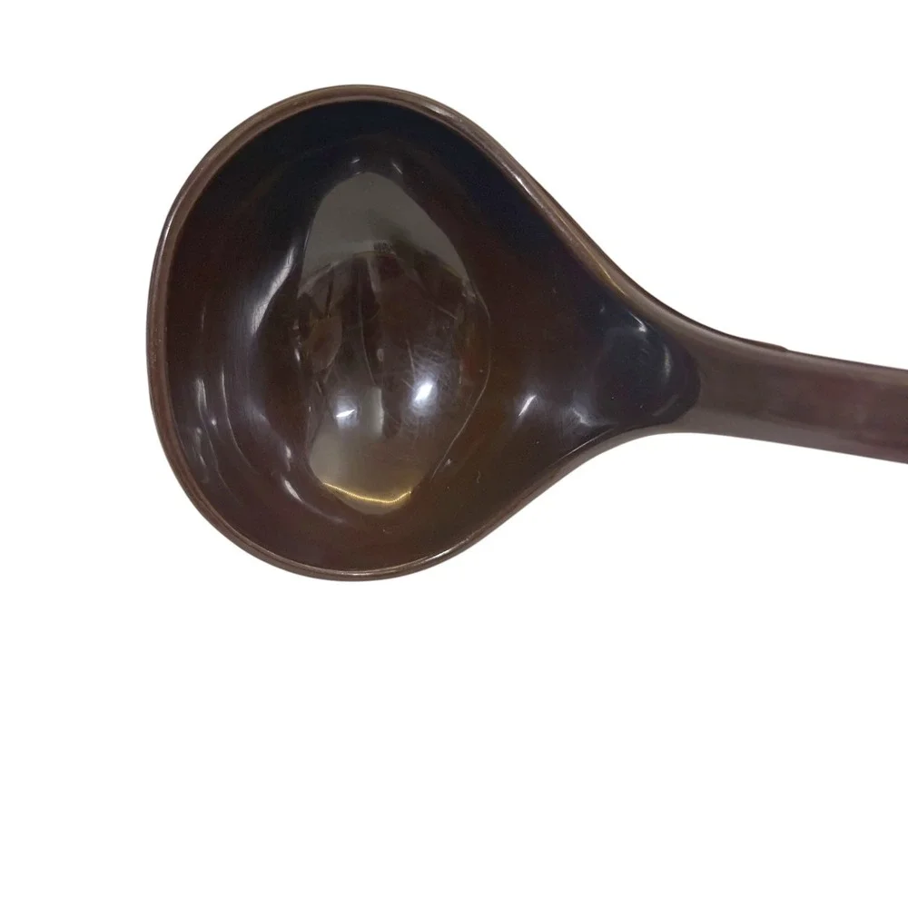 VTG‎ Foley Brown Nylon Soup Ladle 1970s MCM Kitchen Utensil Rare Retro Chocolate